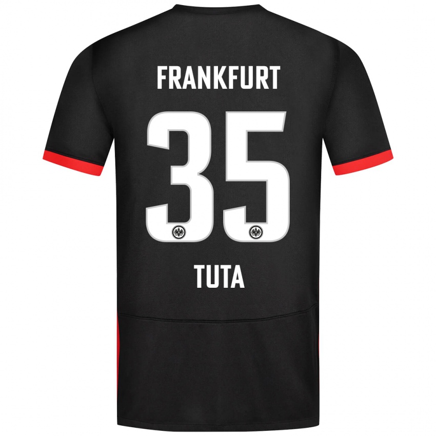 Kinderen Tuta #35 Zwart Uitshirt Uittenue 2024/25 T-Shirt