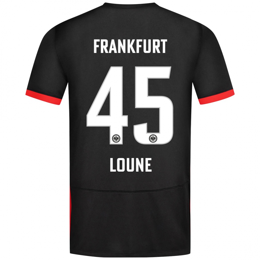 Kinderen Mehdi Loune #45 Zwart Uitshirt Uittenue 2024/25 T-Shirt