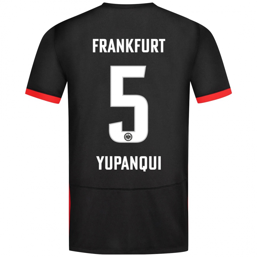 Kinderen Philipp Eisele Yupanqui #5 Zwart Uitshirt Uittenue 2024/25 T-Shirt