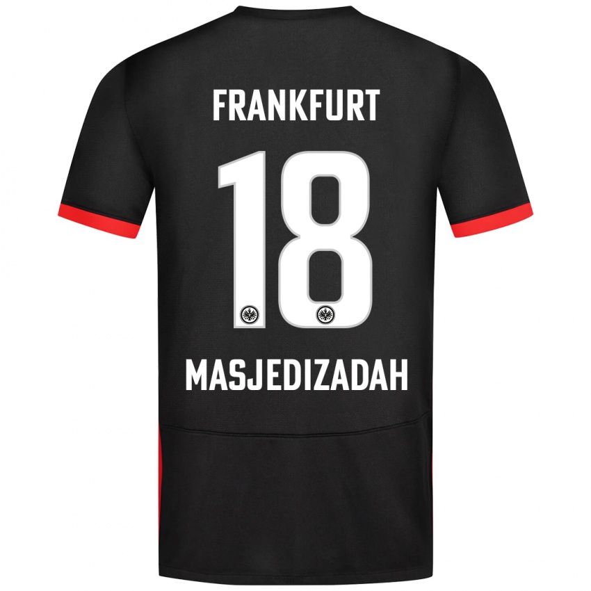 Kinderen Abolfazl Masjedizadah #18 Zwart Uitshirt Uittenue 2024/25 T-Shirt