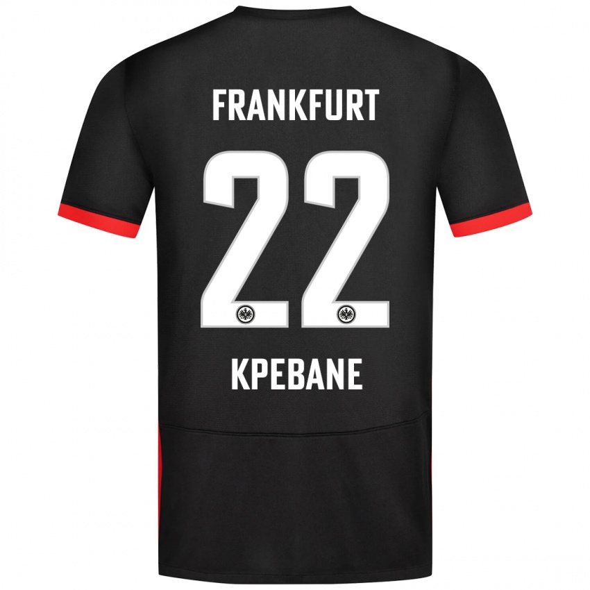 Kinderen Tamiou Kpebane #22 Zwart Uitshirt Uittenue 2024/25 T-Shirt