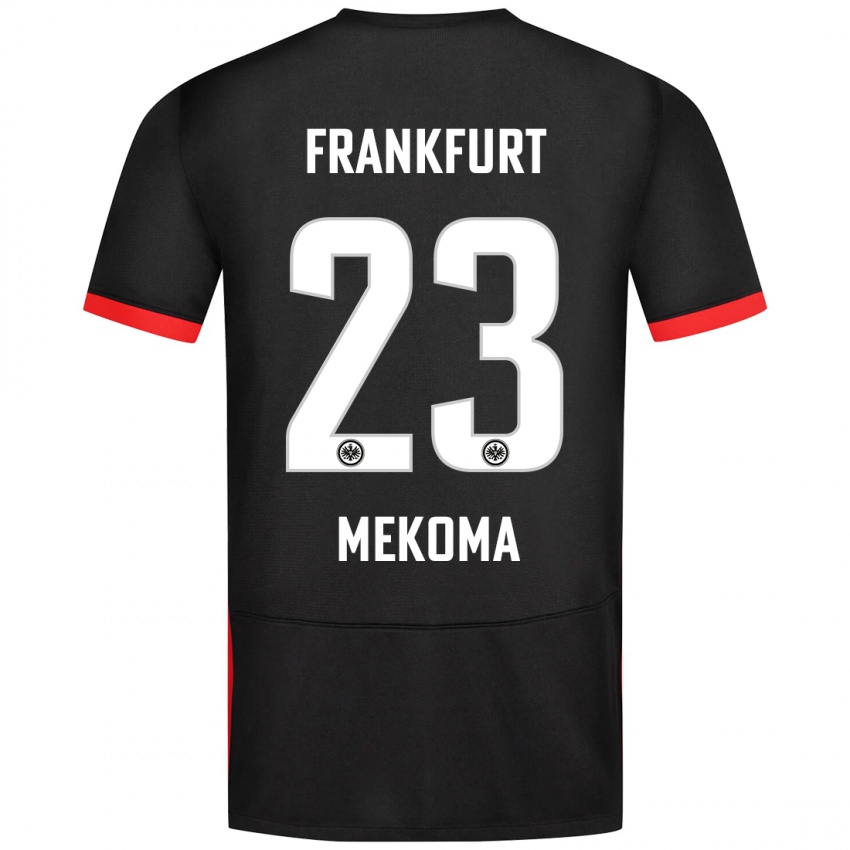 Kinderen Jamal Mekoma #23 Zwart Uitshirt Uittenue 2024/25 T-Shirt