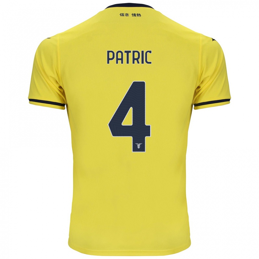 Kinderen Patric #4 Geel Uitshirt Uittenue 2024/25 T-Shirt