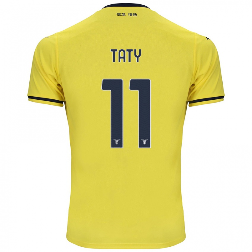 Kinderen Taty Castellanos #11 Geel Uitshirt Uittenue 2024/25 T-Shirt