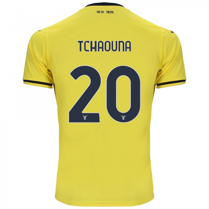 Kinderen Loum Tchaouna #20 Geel Uitshirt Uittenue 2024/25 T-Shirt