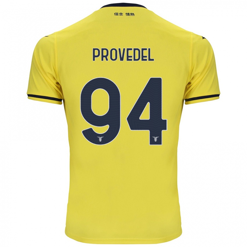 Kinderen Ivan Provedel #94 Geel Uitshirt Uittenue 2024/25 T-Shirt