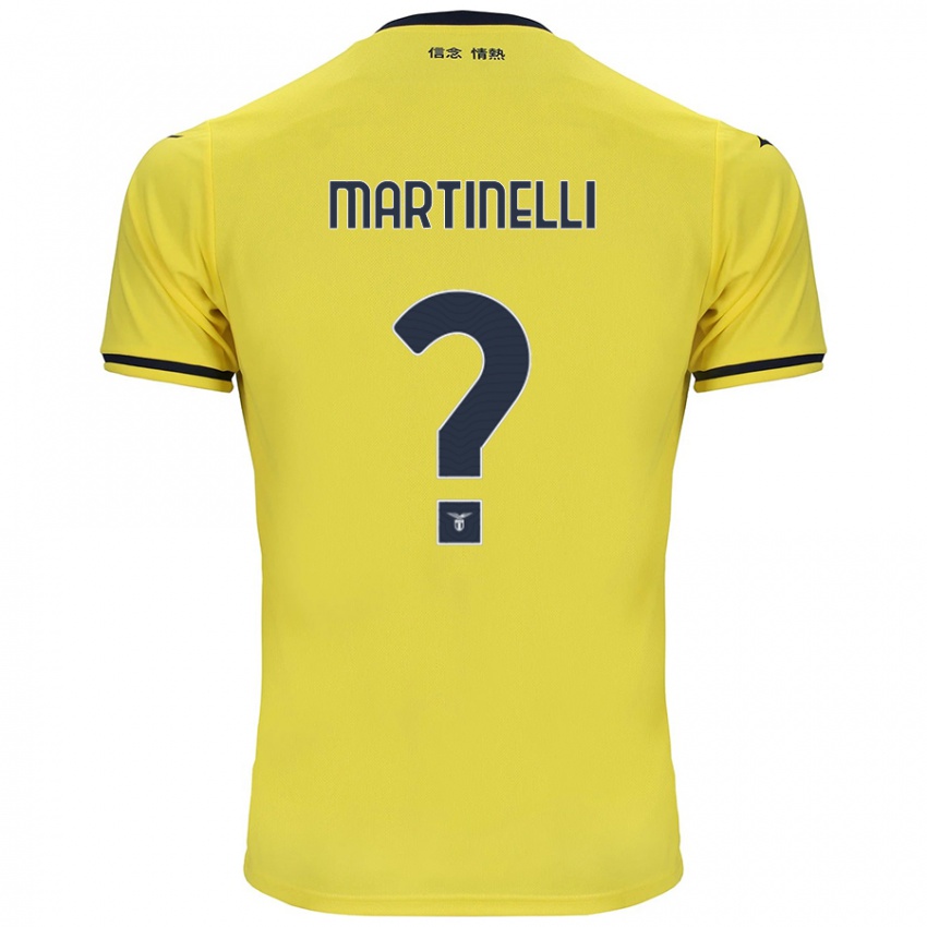 Kinderen Leonardo Martinelli #0 Geel Uitshirt Uittenue 2024/25 T-Shirt