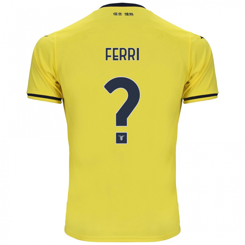 Kinderen Mattia Ferri #0 Geel Uitshirt Uittenue 2024/25 T-Shirt