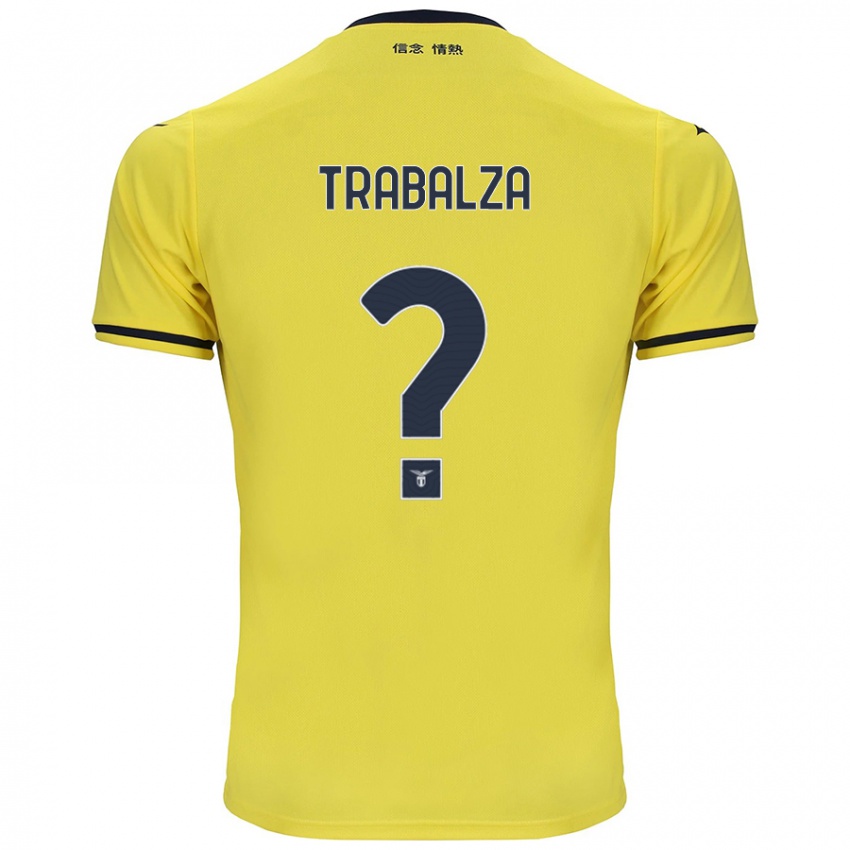 Kinderen Alessandro Trabalza #0 Geel Uitshirt Uittenue 2024/25 T-Shirt