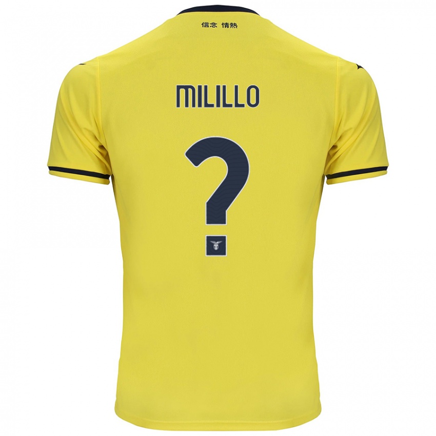 Kinderen Flavio Milillo #0 Geel Uitshirt Uittenue 2024/25 T-Shirt