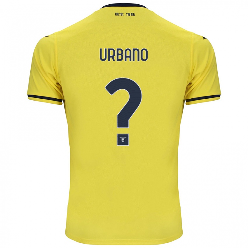 Kinderen Nicolò Urbano #0 Geel Uitshirt Uittenue 2024/25 T-Shirt