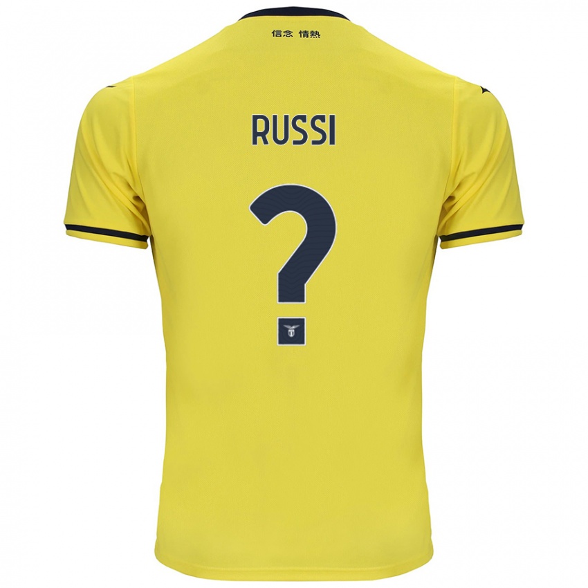 Kinderen Gabriele Russi #0 Geel Uitshirt Uittenue 2024/25 T-Shirt