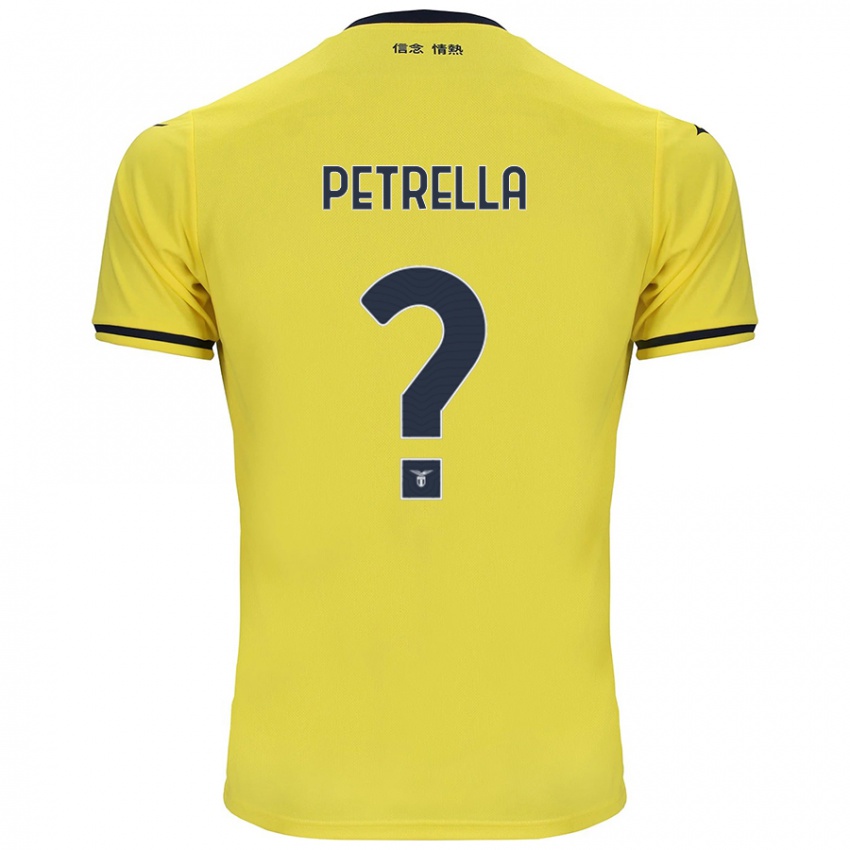 Kinderen Anthony Petrella #0 Geel Uitshirt Uittenue 2024/25 T-Shirt