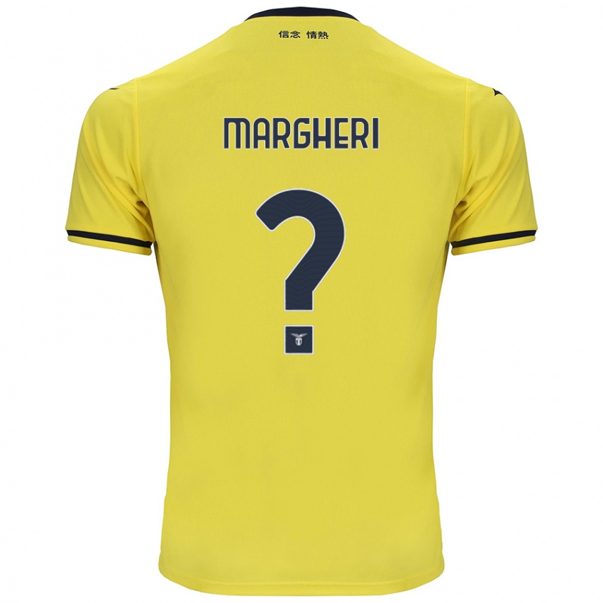 Kinderen Emanuele Margheri #0 Geel Uitshirt Uittenue 2024/25 T-Shirt