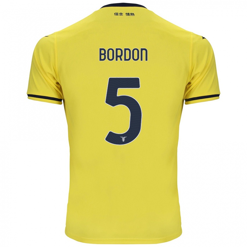 Kinderen Filipe Bordon #5 Geel Uitshirt Uittenue 2024/25 T-Shirt