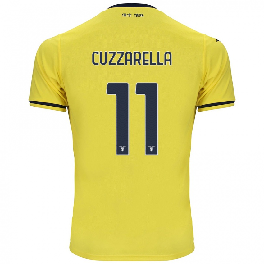 Kinderen Cristian Cuzzarella #11 Geel Uitshirt Uittenue 2024/25 T-Shirt