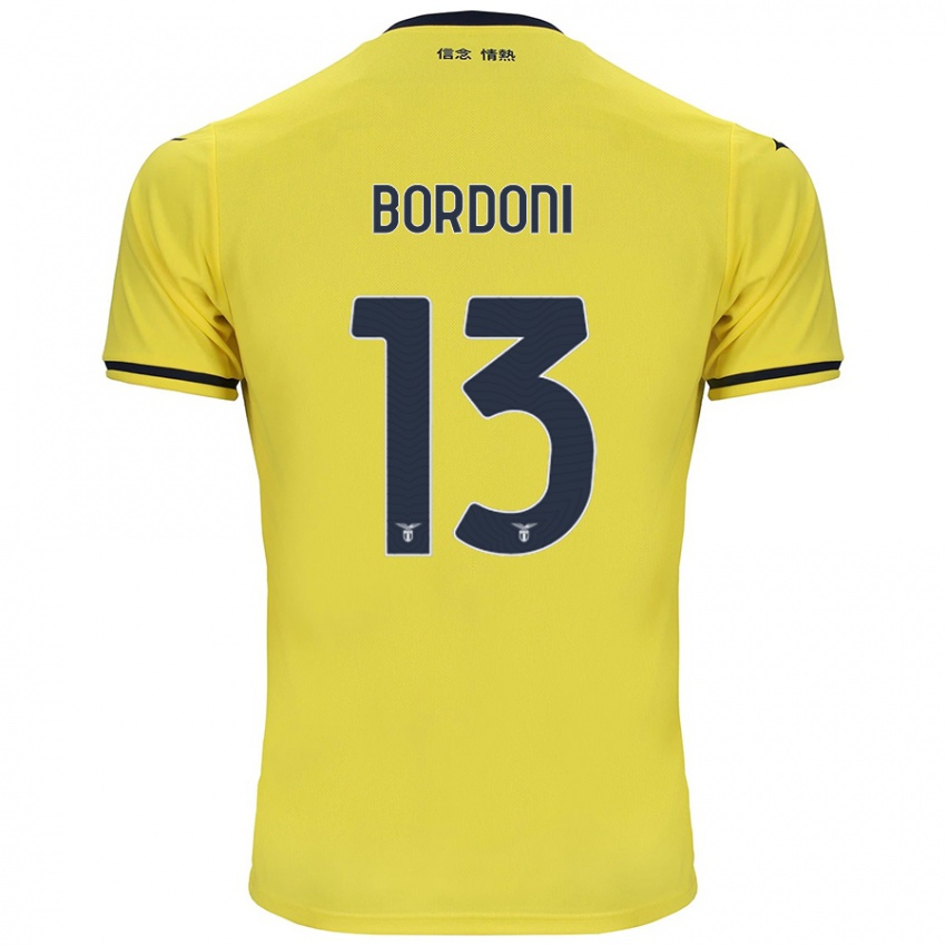 Kinderen Tommaso Bordoni #13 Geel Uitshirt Uittenue 2024/25 T-Shirt