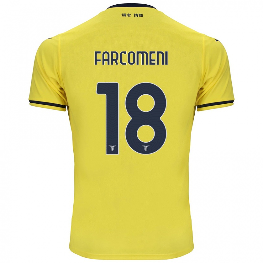 Kinderen Valerio Farcomeni #18 Geel Uitshirt Uittenue 2024/25 T-Shirt