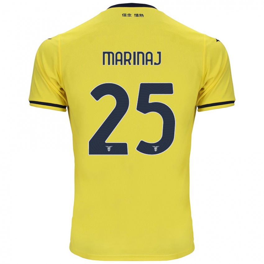 Kinderen Kledi Marinaj #25 Geel Uitshirt Uittenue 2024/25 T-Shirt