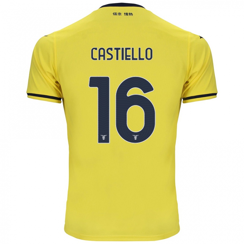 Kinderen Antonietta Castiello #16 Geel Uitshirt Uittenue 2024/25 T-Shirt