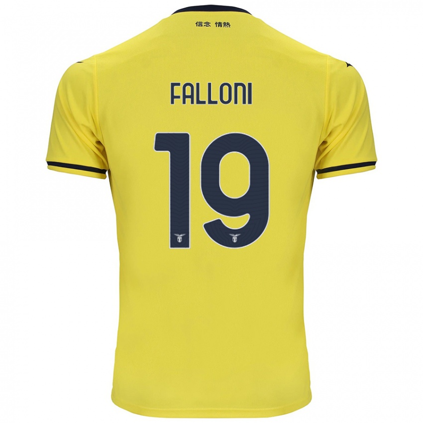 Kinderen Ludovica Falloni #19 Geel Uitshirt Uittenue 2024/25 T-Shirt