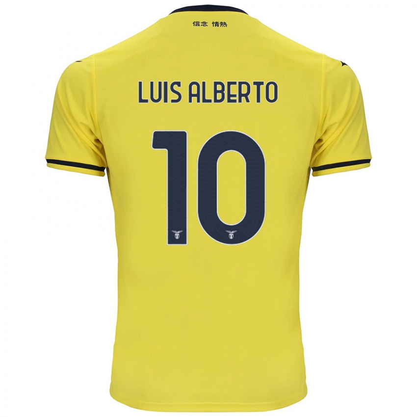 Kinderen Luis Alberto #10 Geel Uitshirt Uittenue 2024/25 T-Shirt