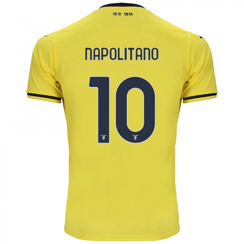 Kinderen Luca Napolitano #10 Geel Uitshirt Uittenue 2024/25 T-Shirt