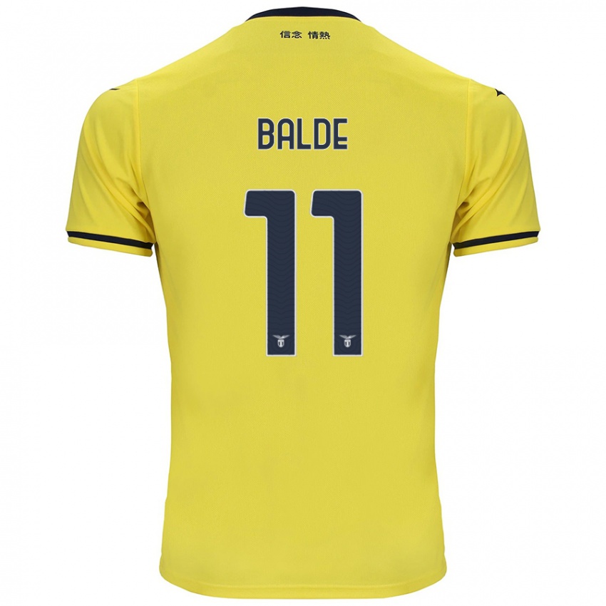 Kinderen Mahamadou Balde #11 Geel Uitshirt Uittenue 2024/25 T-Shirt