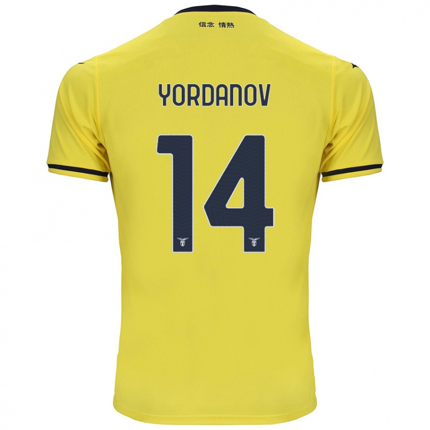 Kinderen Damyan Yordanov #14 Geel Uitshirt Uittenue 2024/25 T-Shirt