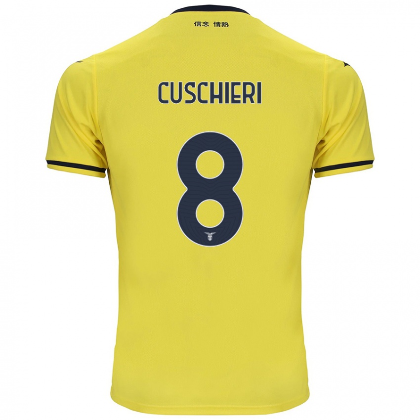 Kinderen Rachel Cuschieri #8 Geel Uitshirt Uittenue 2024/25 T-Shirt