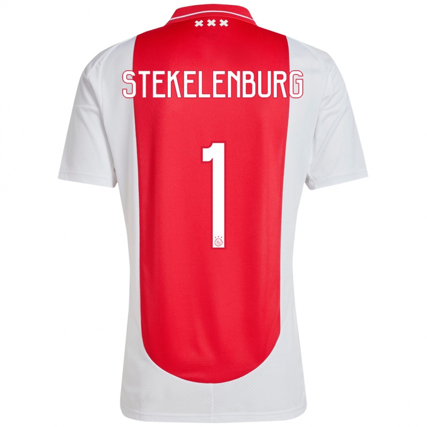 Heren Maarten Stekelenburg #1 Rood Wit Thuisshirt Thuistenue 2024/25 T-Shirt