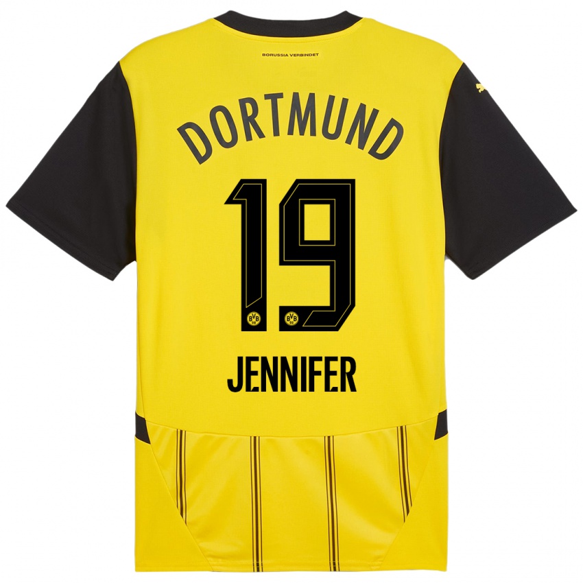 Heren Gutierrez Bermejo Jennifer #19 Geel Zwart Thuisshirt Thuistenue 2024/25 T-Shirt