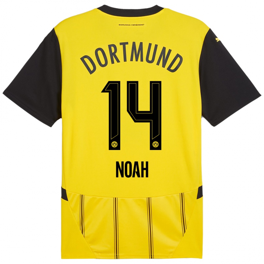 Heren Colin Noah Kleine-Bekel #14 Geel Zwart Thuisshirt Thuistenue 2024/25 T-Shirt