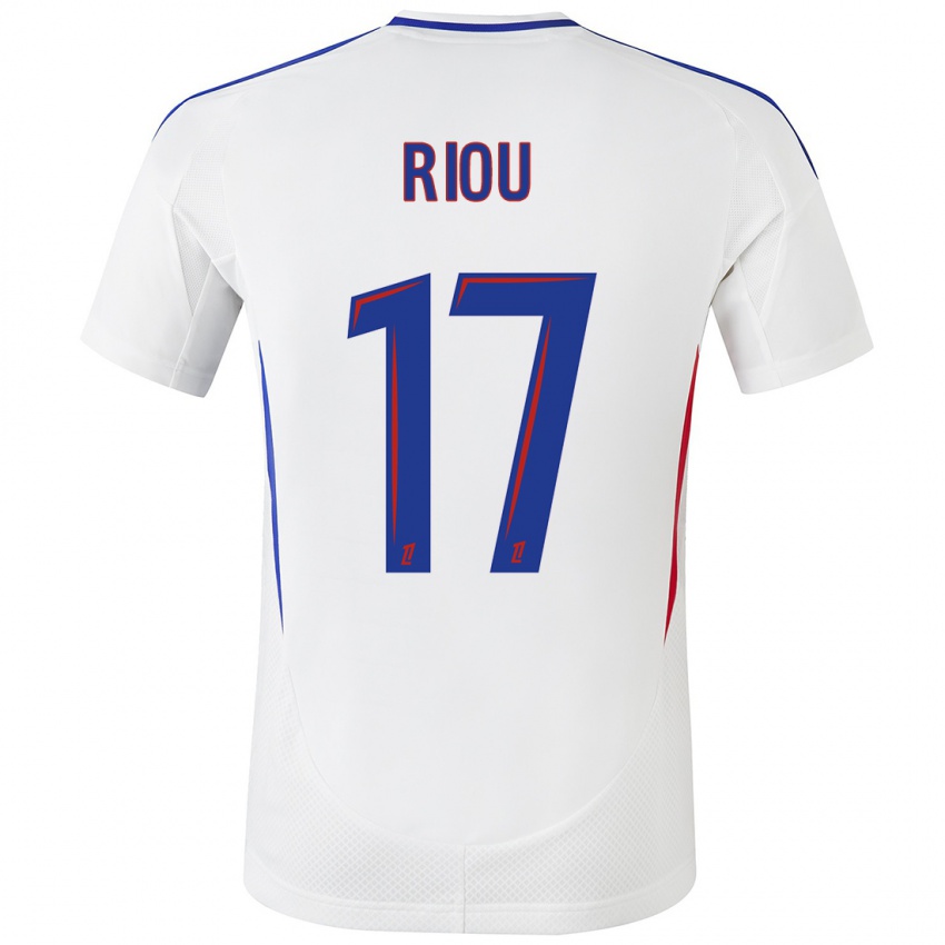 Heren Remy Riou #17 Wit Blauw Thuisshirt Thuistenue 2024/25 T-Shirt