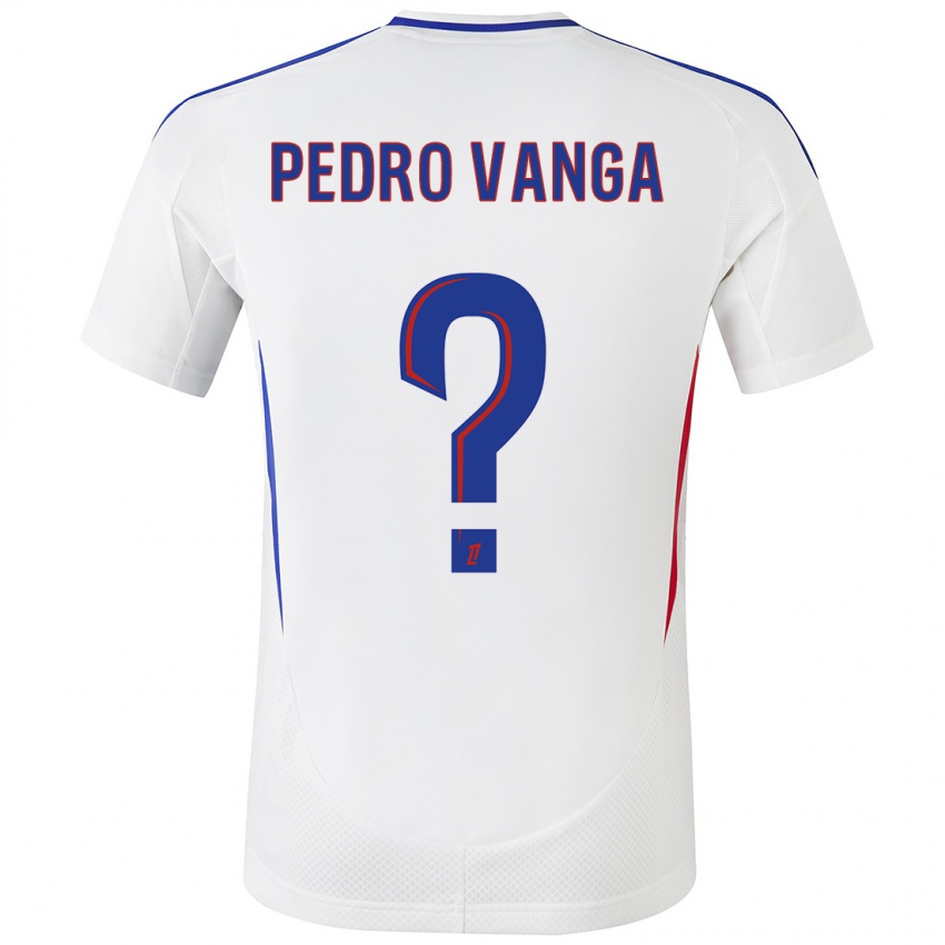 Heren Emerson Pedro Vanga #0 Wit Blauw Thuisshirt Thuistenue 2024/25 T-Shirt