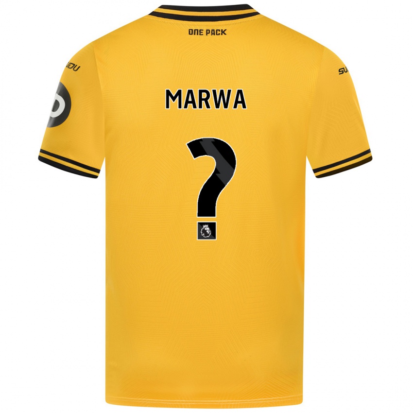 Heren Bjørn Marwa #0 Geel Thuisshirt Thuistenue 2024/25 T-Shirt