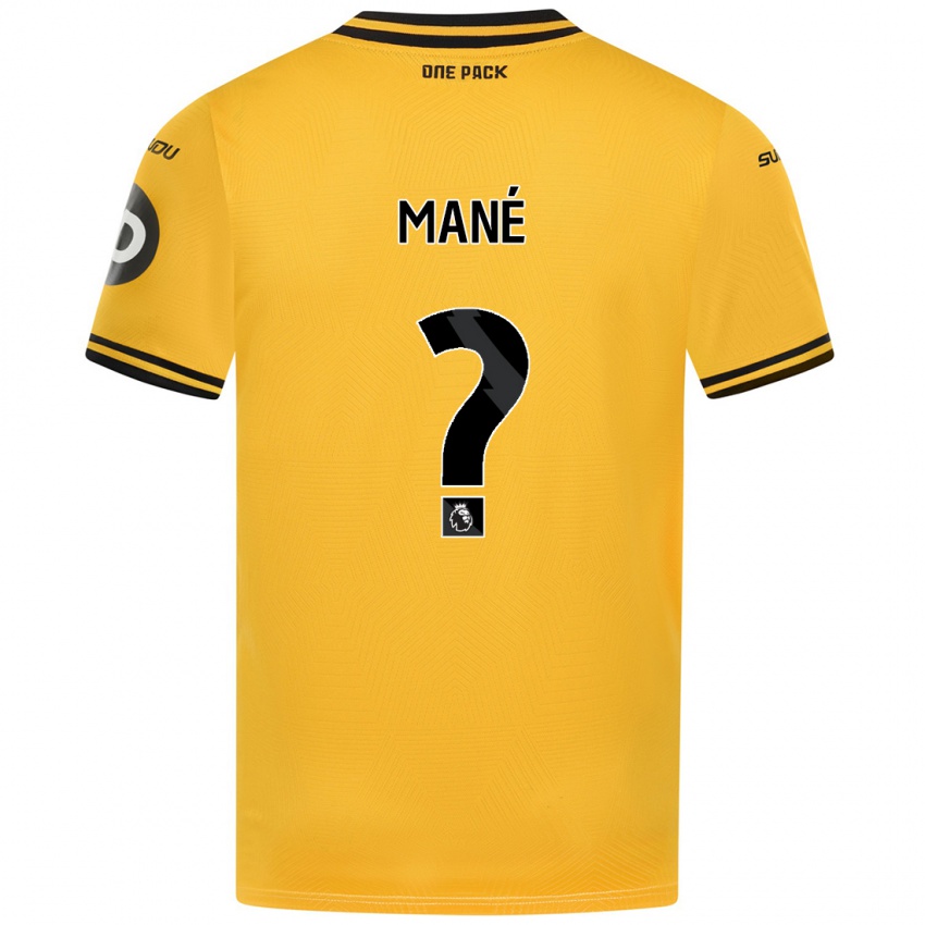 Heren Mateus Mané #0 Geel Thuisshirt Thuistenue 2024/25 T-Shirt