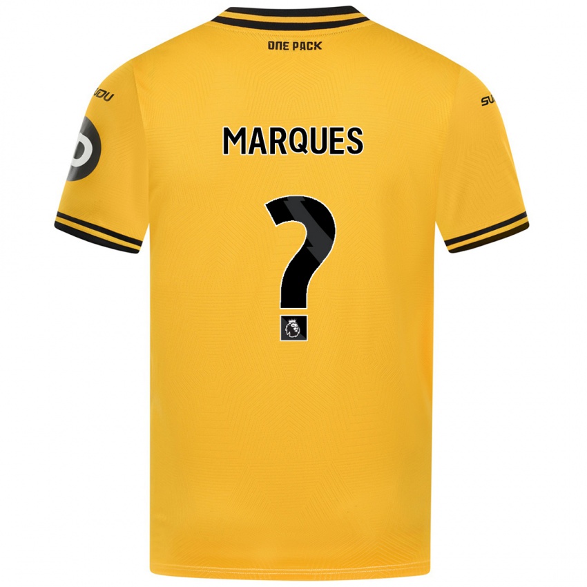 Heren Christian Marques #0 Geel Thuisshirt Thuistenue 2024/25 T-Shirt