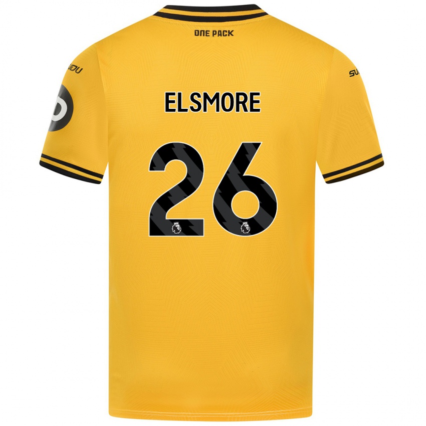 Heren Ria Elsmore #26 Geel Thuisshirt Thuistenue 2024/25 T-Shirt