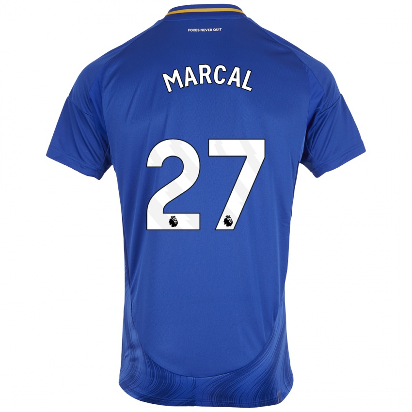 Heren Wanya Marcal Madivadua #27 Blauw Wit Thuisshirt Thuistenue 2024/25 T-Shirt