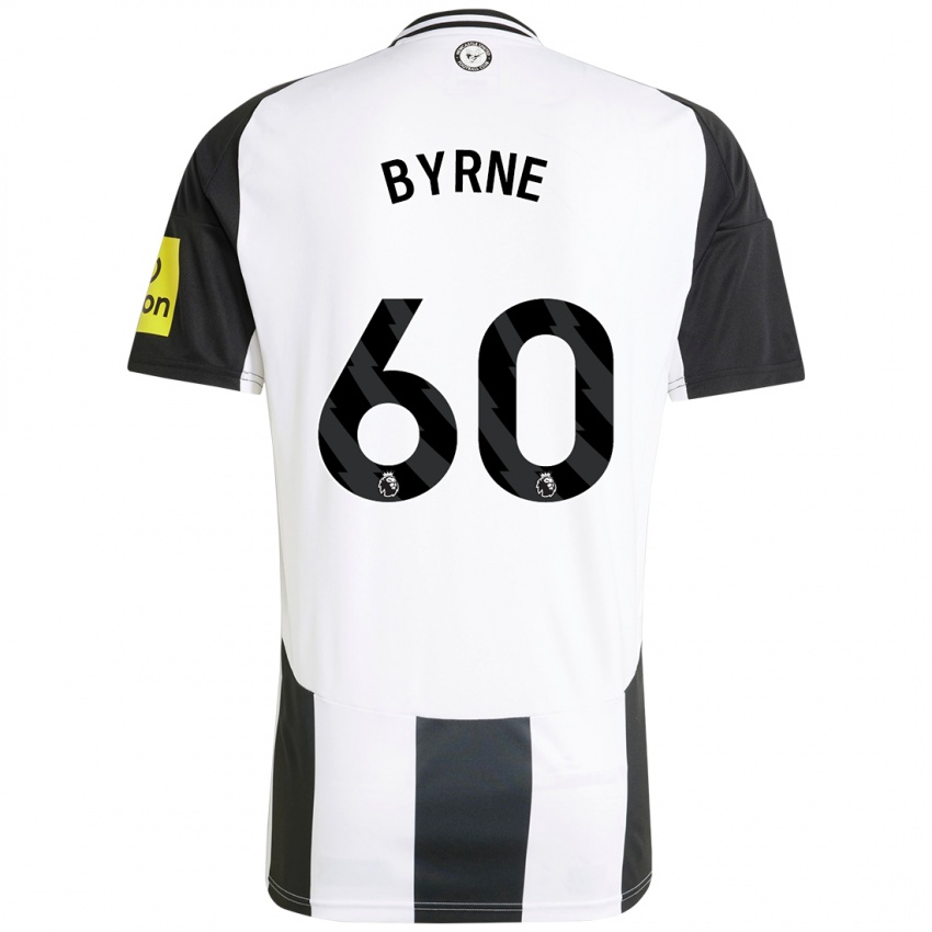 Heren Reece Byrne #60 Wit Zwart Thuisshirt Thuistenue 2024/25 T-Shirt