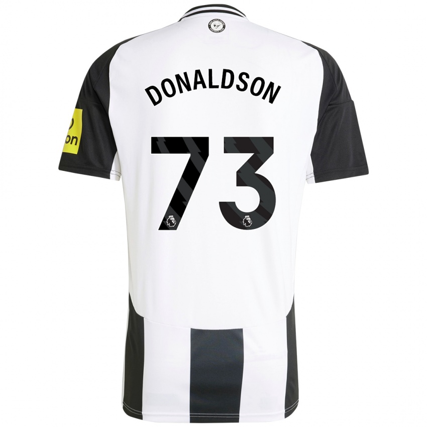 Heren Josh Donaldson #73 Wit Zwart Thuisshirt Thuistenue 2024/25 T-Shirt