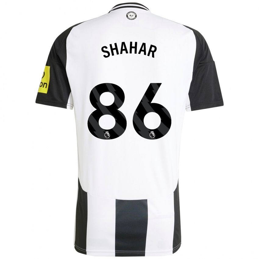 Heren Leo Shahar #86 Wit Zwart Thuisshirt Thuistenue 2024/25 T-Shirt