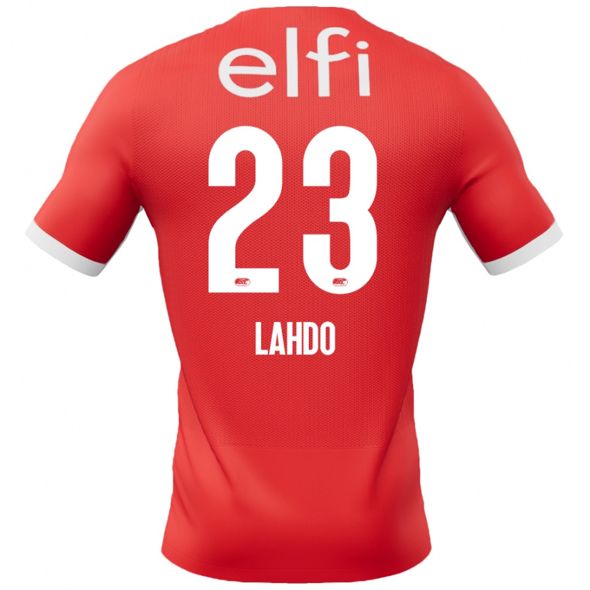 Heren Mayckel Lahdo #23 Rood Wit Thuisshirt Thuistenue 2024/25 T-Shirt