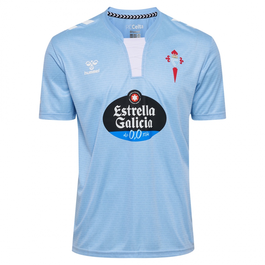 Heren Pablo Gavian #0 Hemelsblauw Thuisshirt Thuistenue 2024/25 T-Shirt