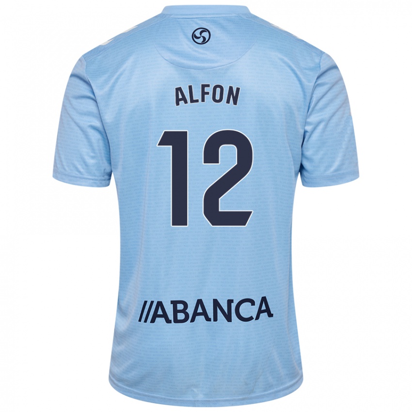 Heren Alfon Gonzalez #12 Hemelsblauw Thuisshirt Thuistenue 2024/25 T-Shirt