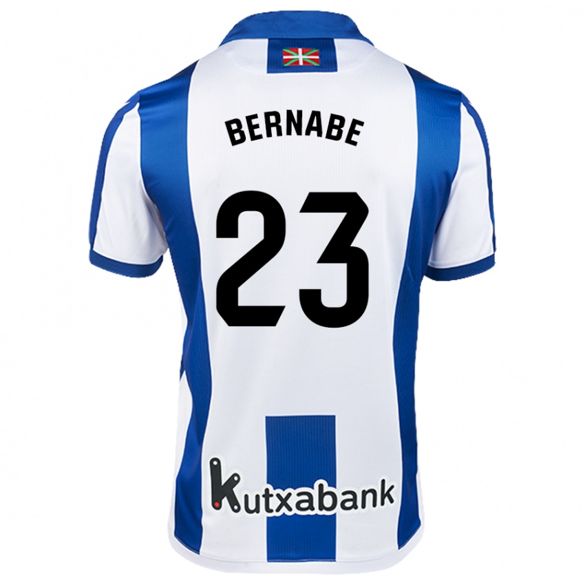 Heren Alejandra Bernabé De Santiago #23 Wit Blauw Thuisshirt Thuistenue 2024/25 T-Shirt