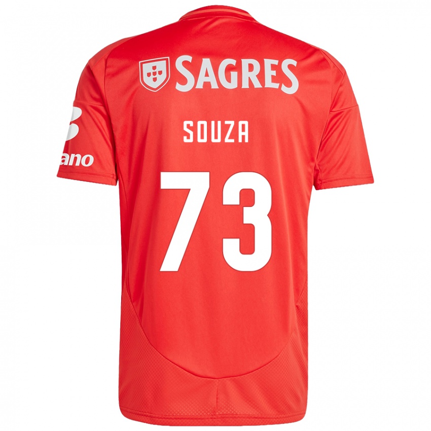 Heren Beni Souza #73 Rood Wit Thuisshirt Thuistenue 2024/25 T-Shirt