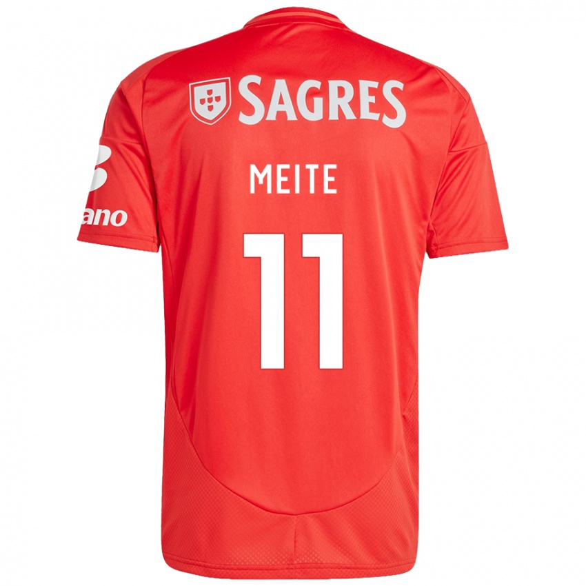 Heren Soualiho Meite #11 Rood Wit Thuisshirt Thuistenue 2024/25 T-Shirt