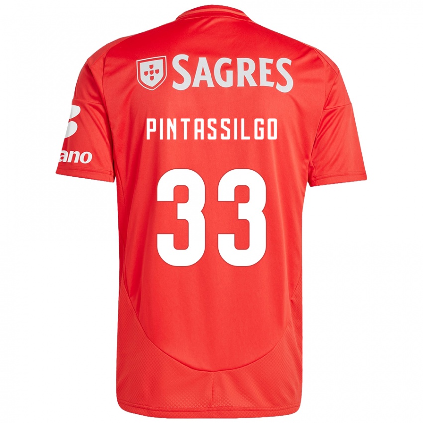 Heren Lara Pintassilgo #33 Rood Wit Thuisshirt Thuistenue 2024/25 T-Shirt